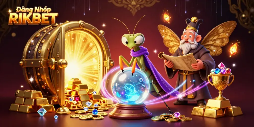 Engage in Đăng Nhập RIKBET for thrilling casino adventures with vibrant characters and dynamic game elements.