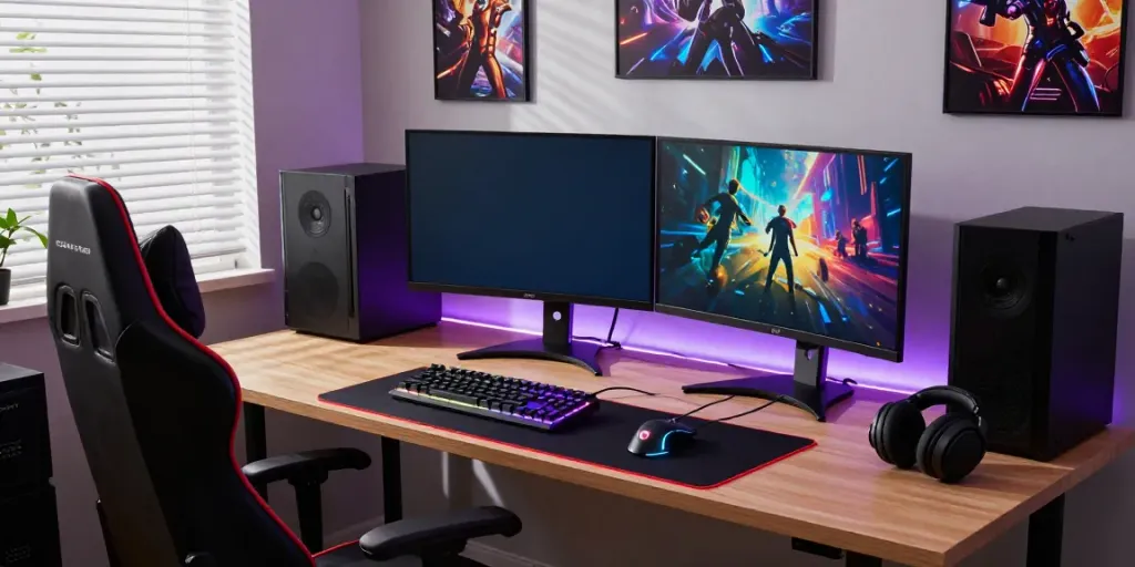 Gamer enthusiast at luxury333 login setup in a stylish home office.