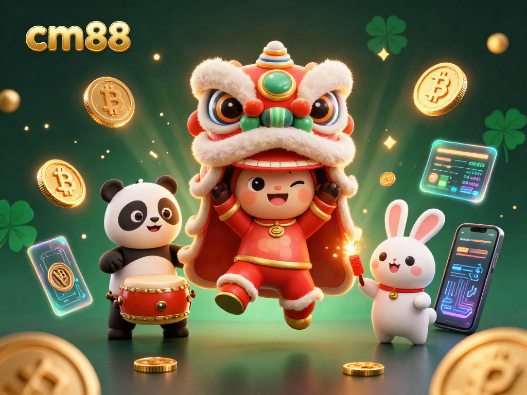 Experience the excitement of cm88 with vibrant characters and dynamic gambling elements.