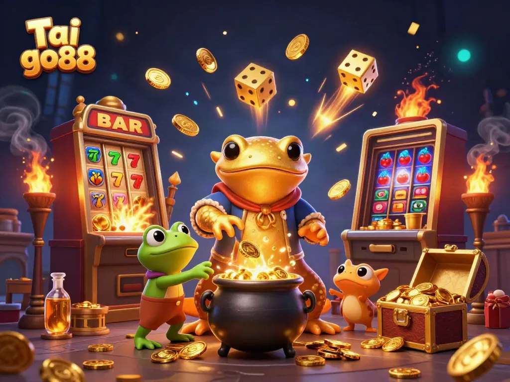 Experience Tai go88 with a grand jackpot explosion and golden alchemist in action.