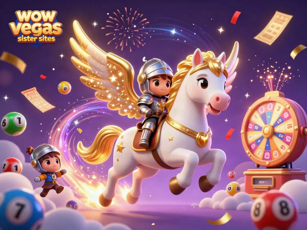 Experience fun with wow vegas sister sites as you spin wheels and win prizes!