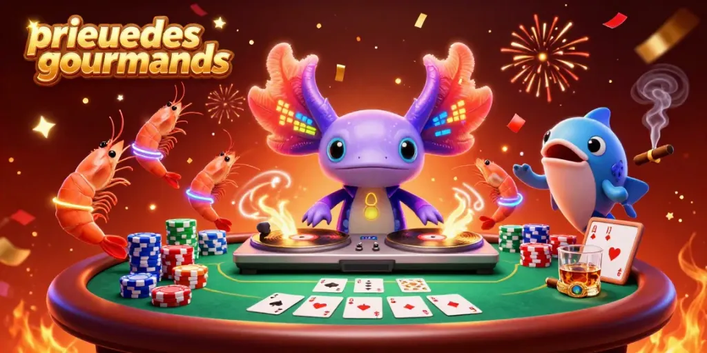 Experience the excitement of gaming at prieuredesgourmands with colorful candy-themed card action and vibrant party atmosphere.
