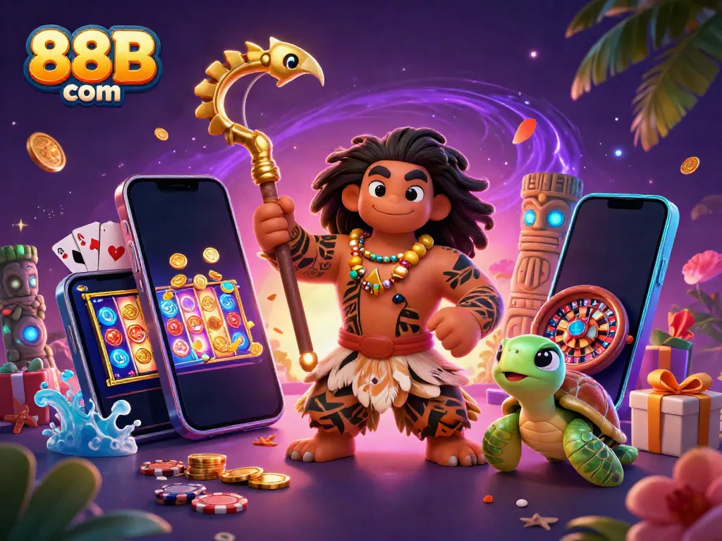 Experience the excitement of 88B com with vibrant game elements and enchanting characters.