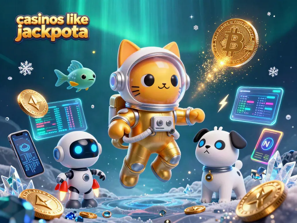 Experience gameplay at casinos like jackpota with 3D cosmic-themed elements, vibrant visuals, and engaging design.