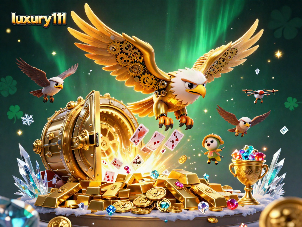 Experience the thrill of luxury111 in a vibrant casino scene with dynamic gaming elements and stunning visuals.
