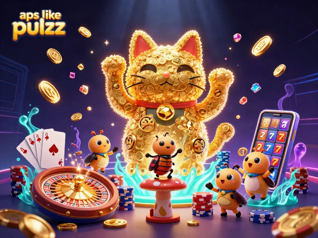 Discover exciting games at apps like pulsz, featuring glittering rewards and slot machines.