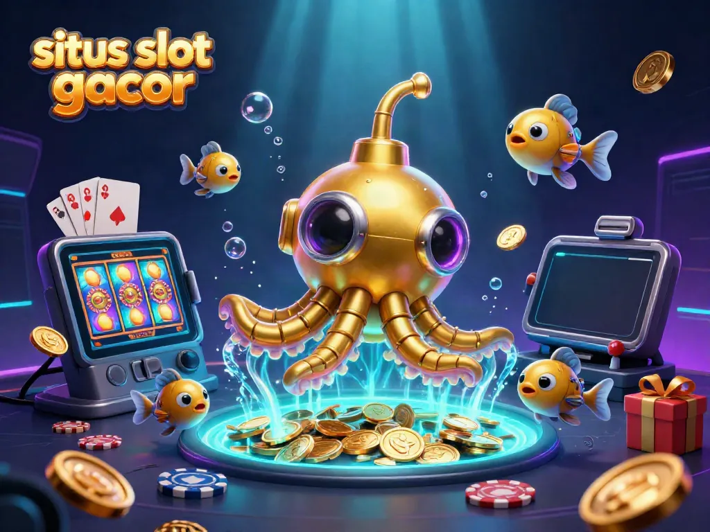 Experience winning excitement at situs slot gacor with dynamic 3D casino elements and aquatic adventure.