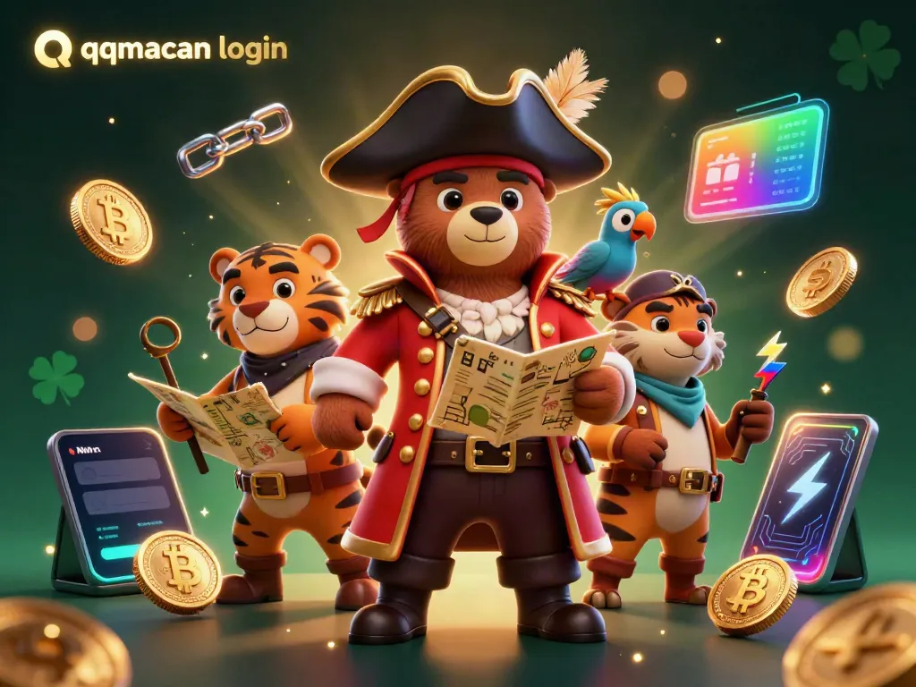 Engage with the vibrant world of gaming in this qqmacan login illustration featuring animated casino elements and characters.