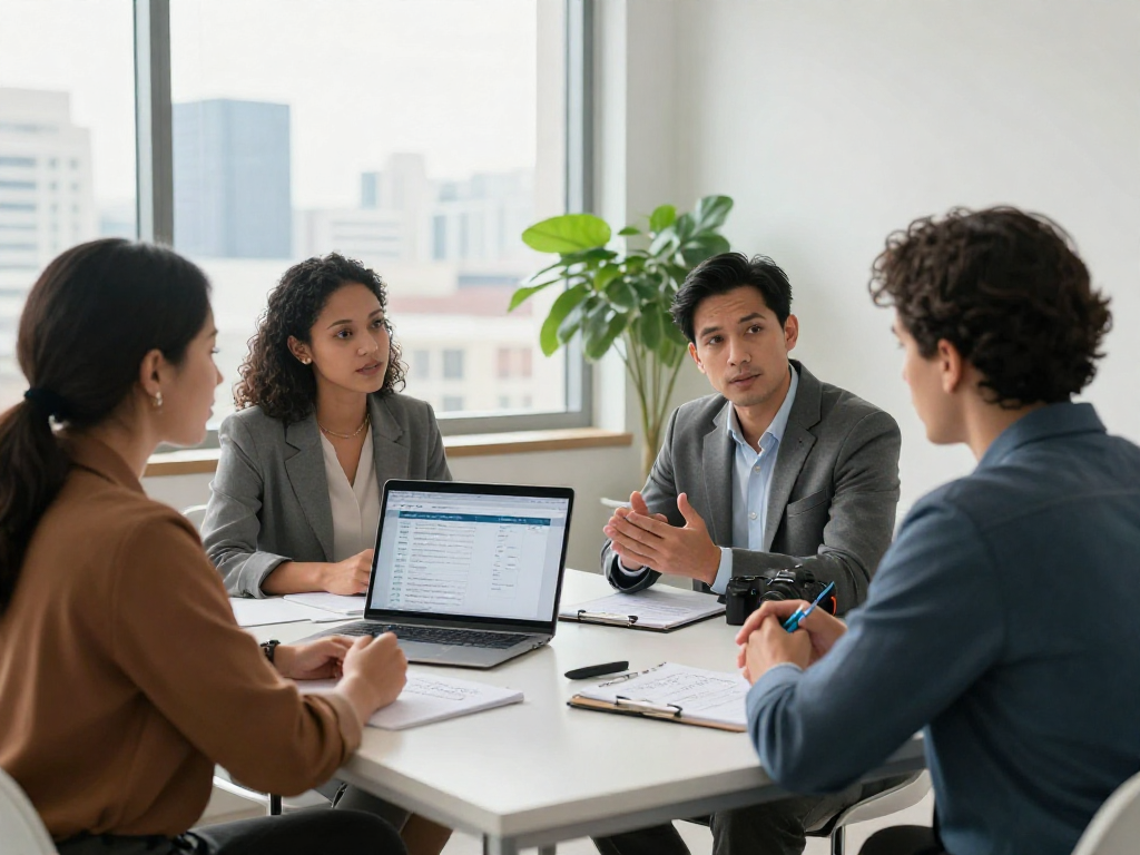 Engaging financial consultation showcasing credit consolidation solutions for Canadian couples.